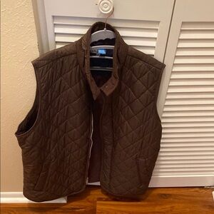 Men's Quilted Brown Vest